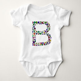 Monogramm B Baby Strampler