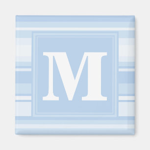 Monogramm Babystreifen Magnet