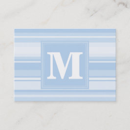 Monogramm Babystreifen Visitenkarte