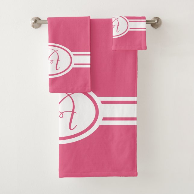Monogramm Badhandtuch Set (Insitu)
