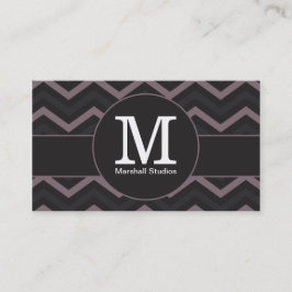 Monogramm-Band Visitenkarte