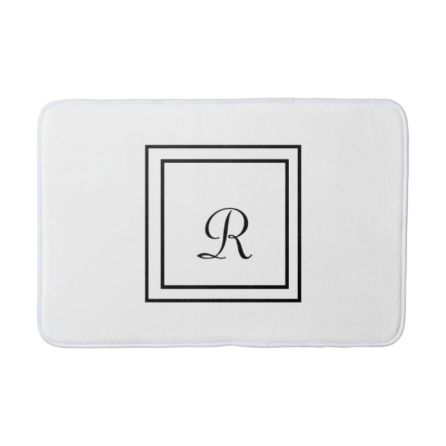 Monogramm Bath Mat Badematte (Vorderseite)