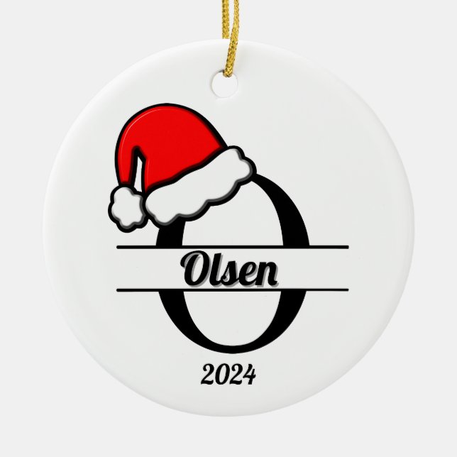 Monogramm | beidseitig keramik ornament (Vorne)