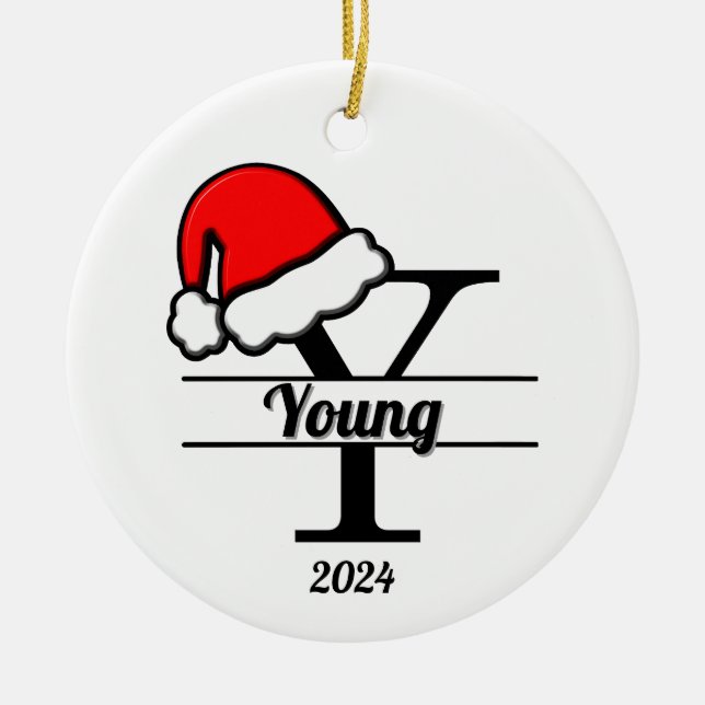 Monogramm | beidseitig keramik ornament (Vorne)