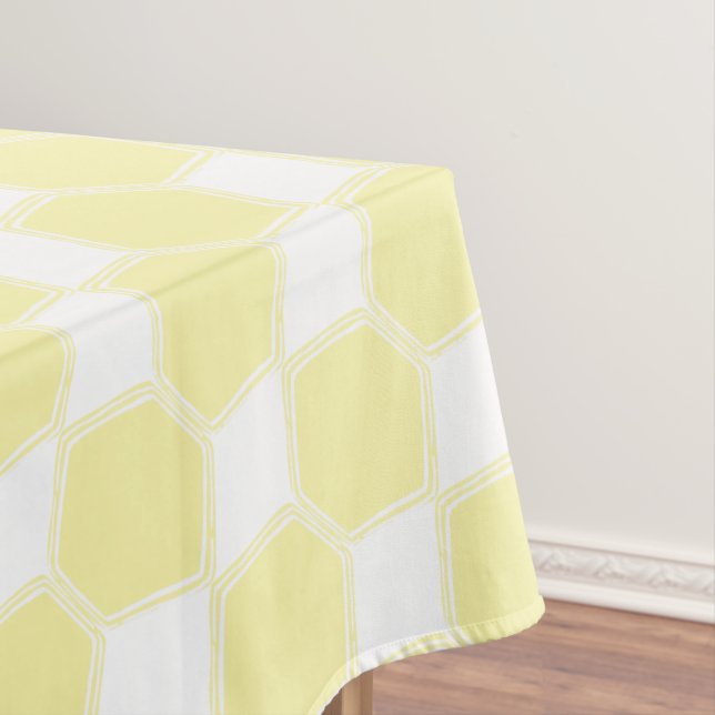 Monogramm beliebiges Farbgeometrisches Muster Tischdecke (Beispiel)