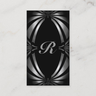 Monogramm-beruflicher eleganter Mode-Designer Visitenkarte