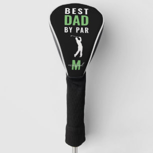 Monogramm 'Bester Vater von Par' Golf Headcover