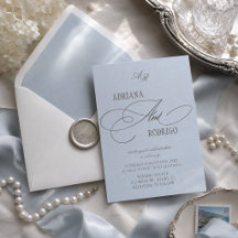 Monogramm Blau und Braune Hochzeit