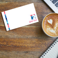 Monogramm blaue Korallenbuchstaben E