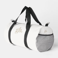 Monogramm Bold Vintage Elegant Elfenbein