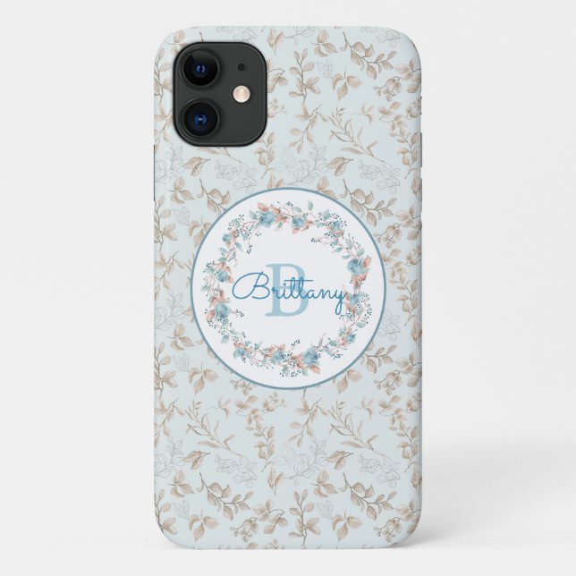 Monogramm - Buchstabe B, benutzerdefinierter Fall- Case-Mate iPhone Hülle (Rückseite)