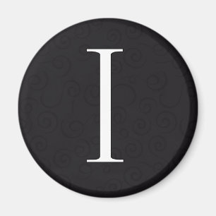 Monogramm-Buchstabe I Magnet