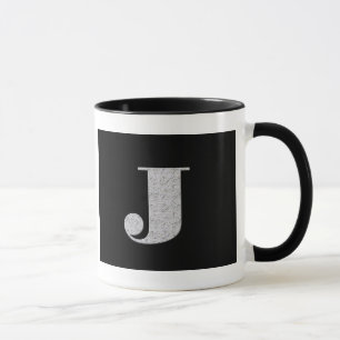 Monogramm-Buchstabe J Tasse
