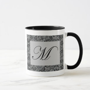 Monogramm-Buchstabe M Tasse