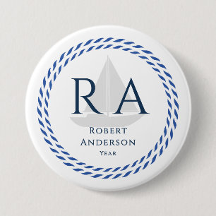 Monogramm Button