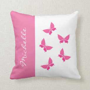 Monogramm-Buttrly-Throw-Pilze Kissen