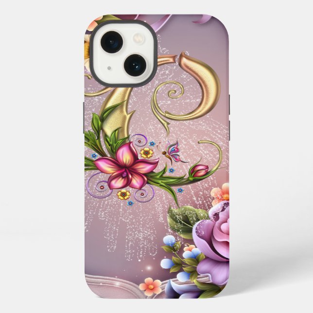 Monogramm C-iPad Air Hüllen iPhone Hülle (Rückseite)