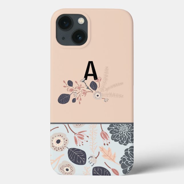 Monogramm Case-Mate iPhone Hülle (Rückseite)