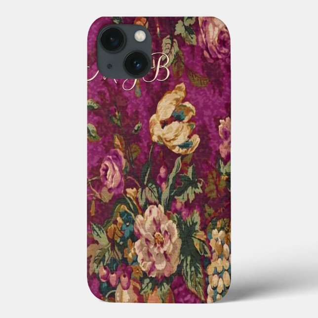 Monogramm Case-Mate iPhone Hülle (Rückseite)