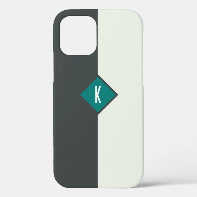 Monogramm Case-Mate iPhone Hülle (Rückseite)