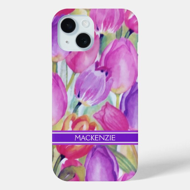 Monogramm Case-Mate iPhone Hülle (Rückseite)