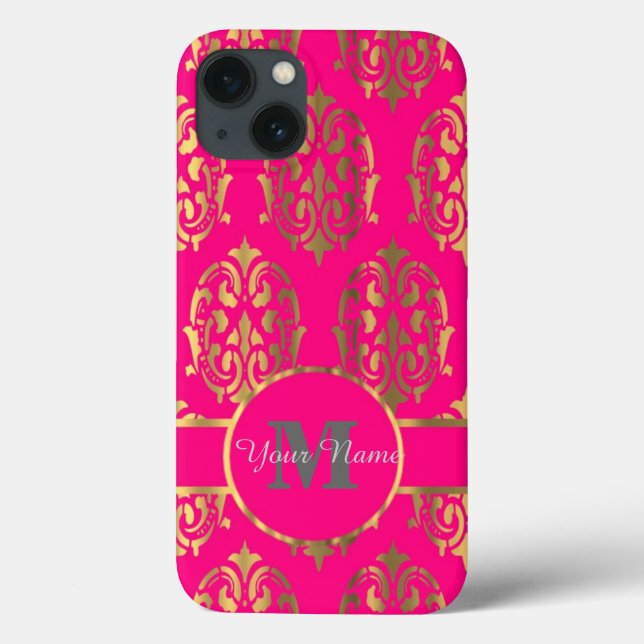 Monogramm Case-Mate iPhone Hülle (Rückseite)