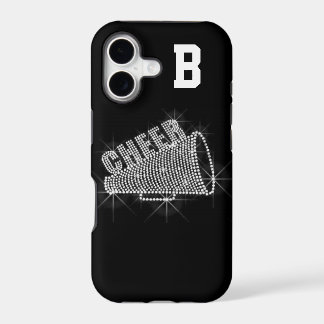 Monogramm, Cheer, Schwarz-Weiß-iPhone-5/5S-Hülle