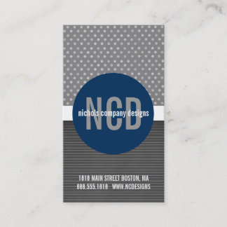 Monogramm Circle Business Cards Visitenkarte