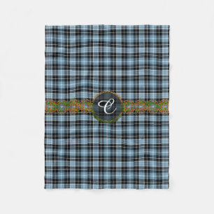 Monogramm-ClarkTartan Fleecedecke