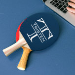 Monogramm Classic Personalisiert Tischtennis Schläger<br><div class="desc">Dieses Design kann in dem Bereich personalisiert werden, der durch das Ändern des Fotos und/oder Textes zur Verfügung gestellt wird. Sie können auch angepasst werden, indem Sie auf Vorlage personalisieren klicken und dann auf die Schaltfläche klicken, um weitere Optionen anzupassen, um die Hintergrundfarbe zu löschen oder zu ändern, Text hinzuzufügen,...</div>
