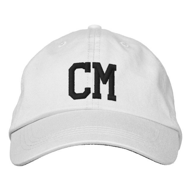 MONOGRAMM CM HÜTE (Vorderseite)