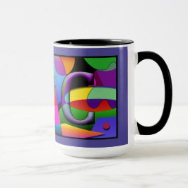Monogramm Cofee-Tasse mit Initialen J & C Tasse