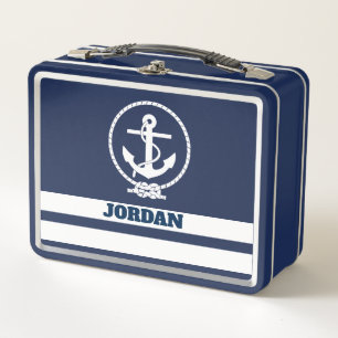 Monogramm Cooler Anker Metall Brotdose