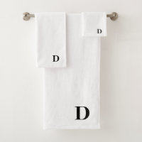 Monogramm D auf weiß