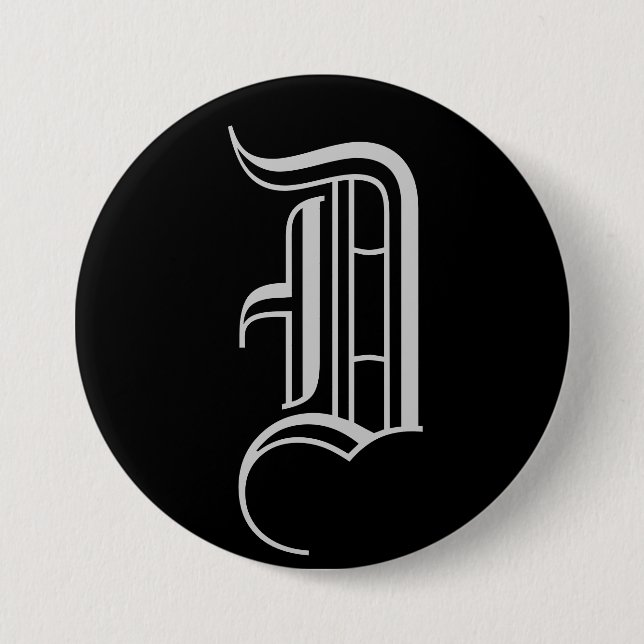 MONOGRAMM "D " BUTTON (Vorderseite)