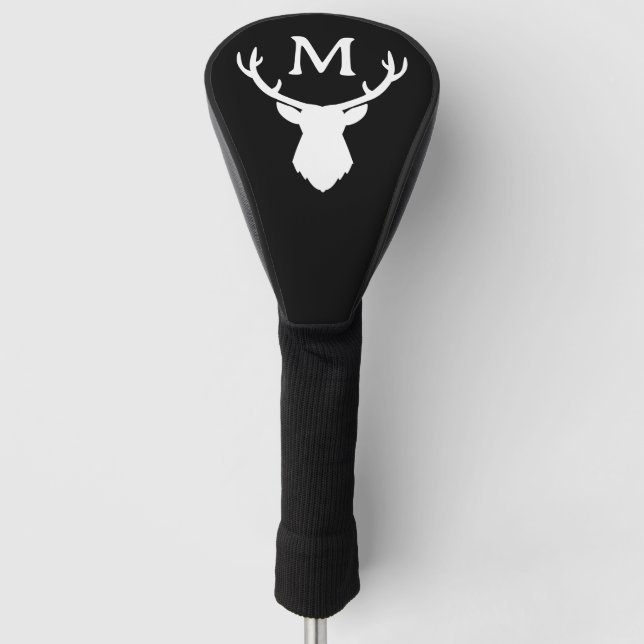 Monogramm Deer Golf Headcover (Vorderseite)