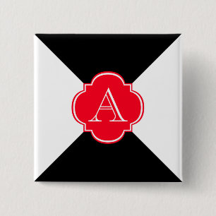 Monogramm-Dekoration Button