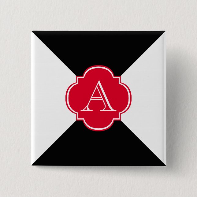Monogramm-Dekoration Button (Vorderseite)