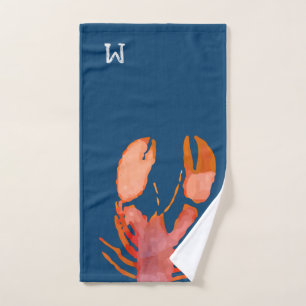 Monogramm der Aquakultur Handtuch