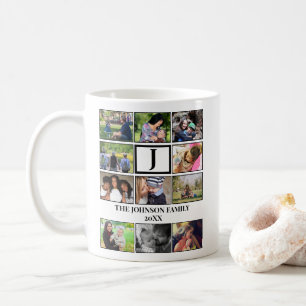 Monogramm der benutzerdefinierten Familie 11 - Fot Kaffeetasse