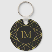 Monogramm der Black & Gold-Blume