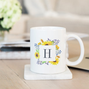 Monogramm der Blumenfelder Kaffeetasse