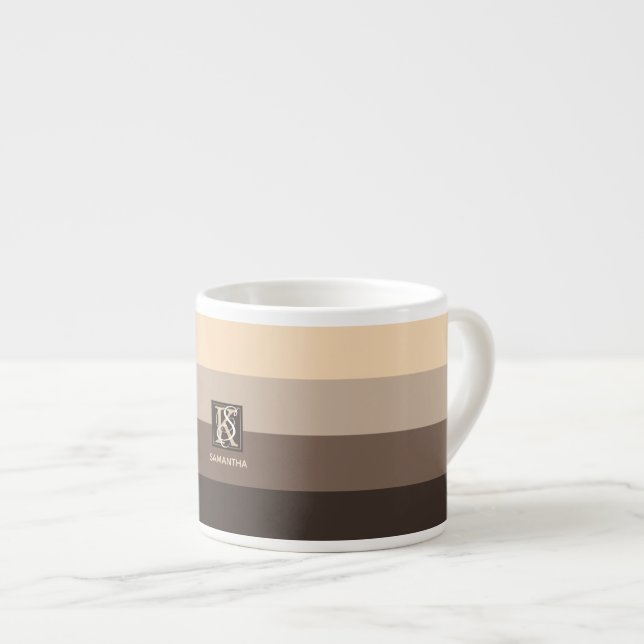 Monogramm der Farbpalette Mocha Espressotasse (Vorderseite Rechts)