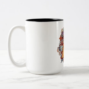 Monogramm der Geburtstags-Hauptstadt - Buchstabe A Zweifarbige Tasse