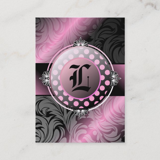 Monogramm der Melasse-311-Luscious Visitenkarte (Vorderseite)