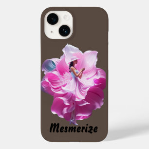 Monogramm der phantastisch-braunen und rosa TanzGi Case-Mate iPhone 14 Hülle