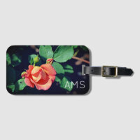 Monogramm der rosa Budgetierung der Rose
