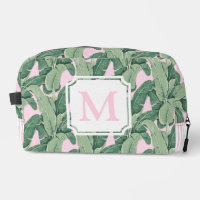 Monogramm der tropischen Bananen-Blätter | Streife