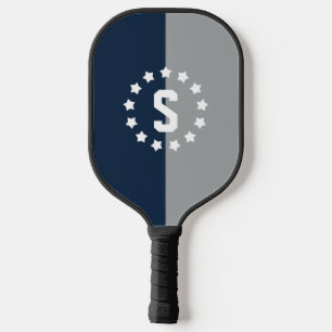 Monogramm der Unis und Sterne Pickleball Schläger