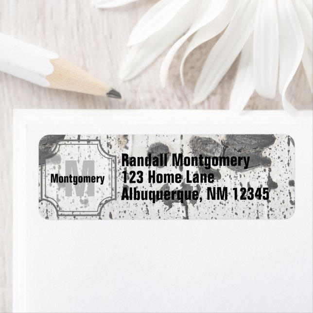 Monogramm des Anfangsbuchstabens | White Aspen Tre (Insitu)